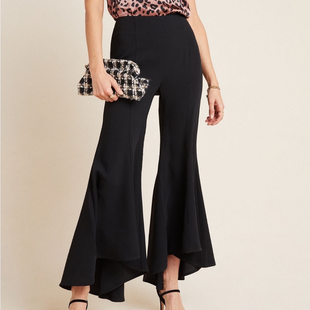 Anthropologie Zinnia Flare Trousers